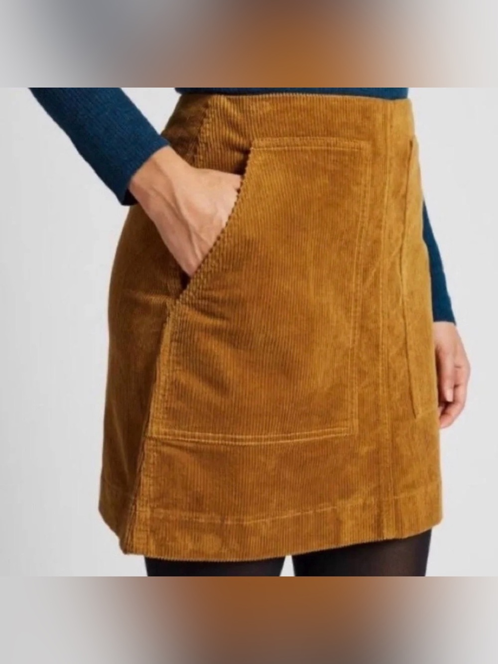 Uniqlo Corduroy Mini Skirt Brown sz 0